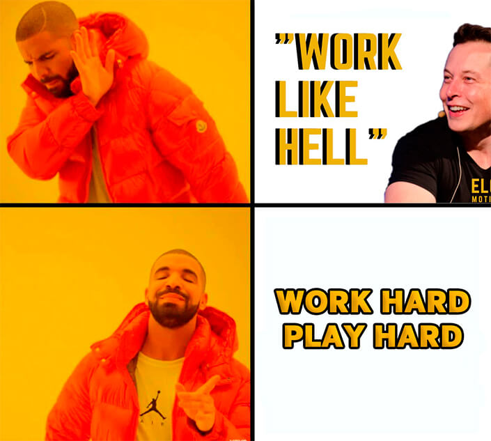 Working like hell is counterproductive